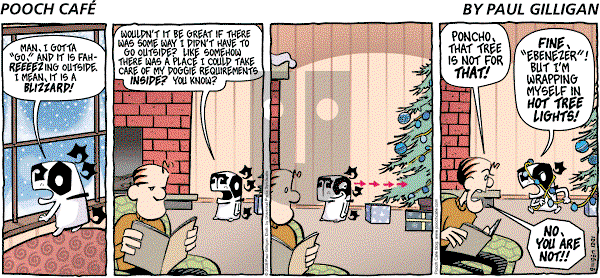 Pooch Cafe on Sunday December 21, 2008 Comic Strip