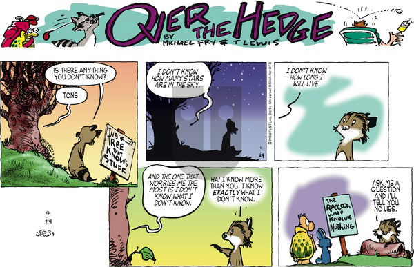 Over the Hedge on Sunday April 24, 2016 Comic Strip