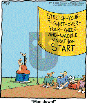 In the Bleachers on Wednesday May 7, 2025 Comic Strip