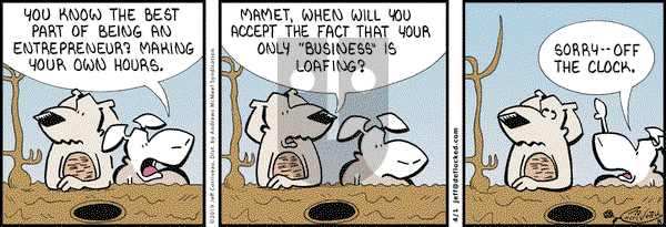 DeFlocked on Monday April 1, 2019 Comic Strip