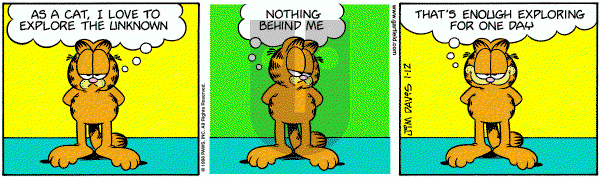 Garfield on Monday January 12, 1998 Comic Strip