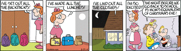 Drabble on Monday August 25, 2014 Comic Strip