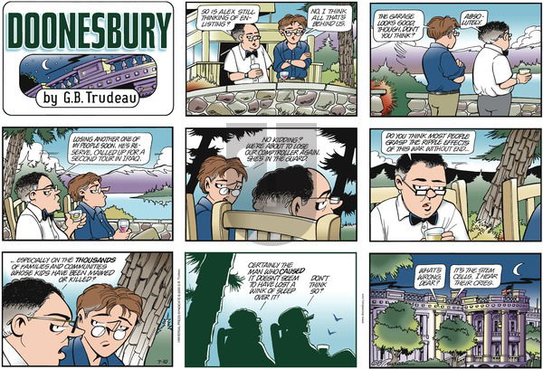 Doonesbury on Sunday July 10, 2005 Comic Strip