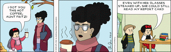 Nancy on Wednesday November 21, 2018 Comic Strip