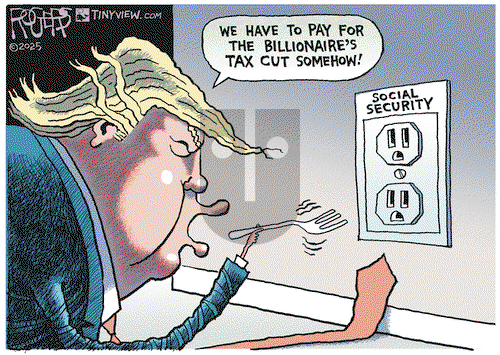 Rob Rogers on Thursday April 17, 2025 Comic Strip