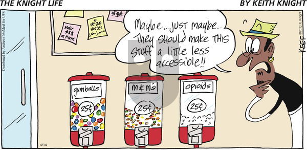 The Knight Life on Sunday April 14, 2019 Comic Strip