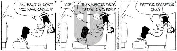 The Born Loser on Saturday September 6, 1997 Comic Strip