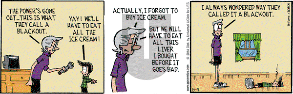 Grand Avenue on Monday August 4, 2014 Comic Strip