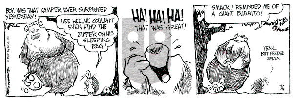 The Grizzwells on Thursday July 9, 1998 Comic Strip
