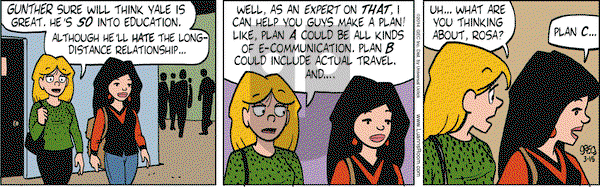 Luann on Saturday March 15, 2014 Comic Strip