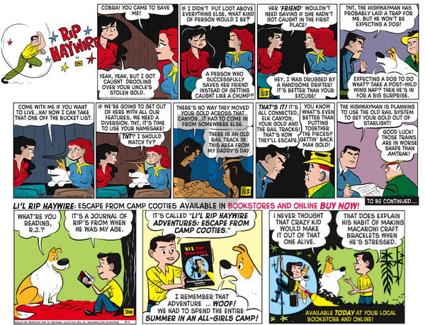 Rip Haywire on Sunday July 31, 2016 Comic Strip