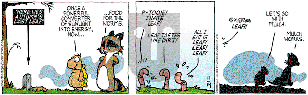 Over the Hedge on Saturday November 14, 2015 Comic Strip