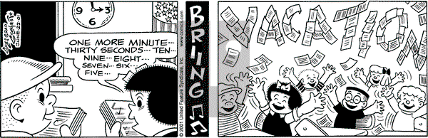 Nancy on Friday June 22, 2001 Comic Strip
