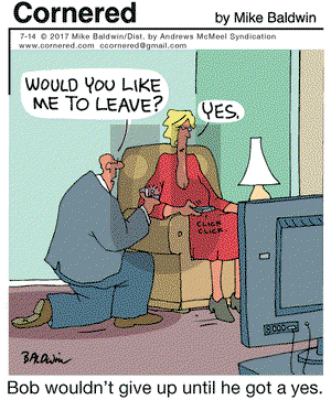 Cornered on Friday July 14, 2017 Comic Strip