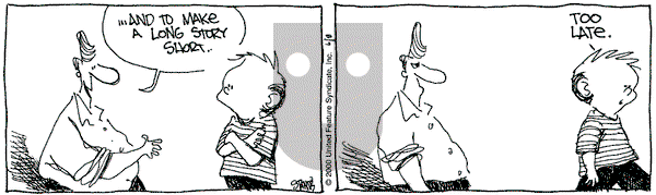 The Buckets on Thursday June 8, 2000 Comic Strip