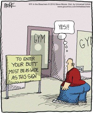 In the Bleachers on Thursday June 9, 2016 Comic Strip