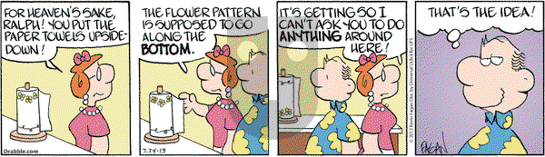 Drabble on Wednesday July 24, 2013 Comic Strip