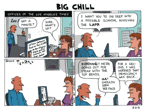 Ted Rall on Monday August 31, 2015 Comic Strip