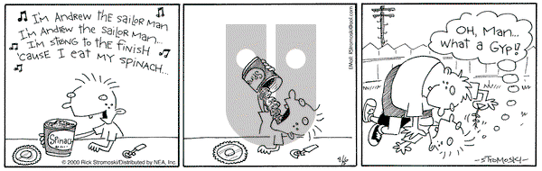 Soup to Nutz - Old on Saturday August 26, 2000 Comic Strip