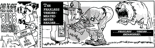 Over the Hedge on Thursday October 4, 2001 Comic Strip