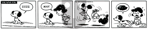 Peanuts on Saturday August 23, 1952 Comic Strip