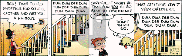 Red and Rover on Monday August 25, 2014 Comic Strip