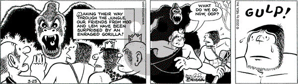 Alley Oop on Tuesday March 26, 2002 Comic Strip