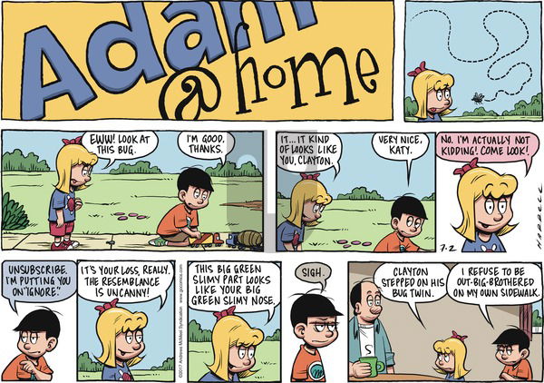 Adam@Home on Sunday July 2, 2017 Comic Strip