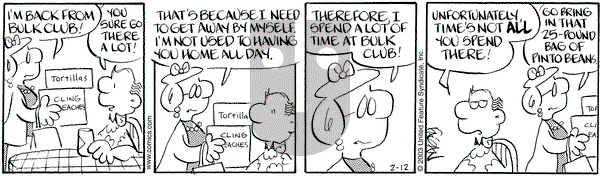 Drabble on Wednesday February 12, 2003 Comic Strip