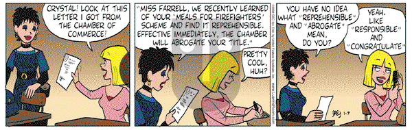 Luann on Monday January 7, 2008 Comic Strip
