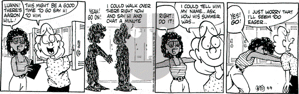 Luann on Thursday September 9, 1993 Comic Strip