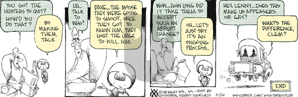 Non Sequitur on Saturday July 26, 2008 Comic Strip