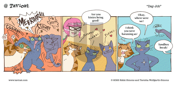@Tavicat on Monday April 14, 2025 Comic Strip