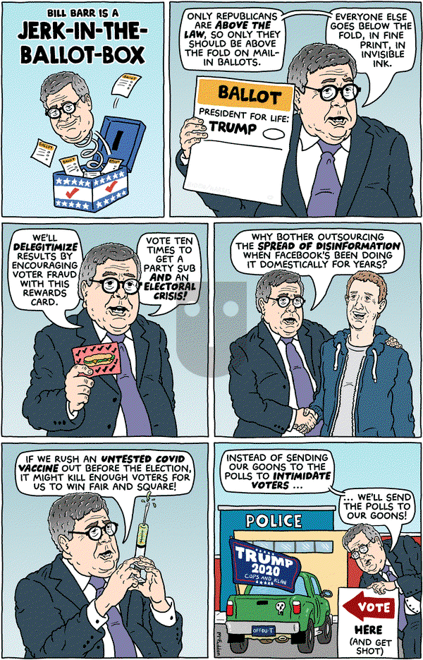 Brian McFadden - Monday September 7, 2020 Comic Strip