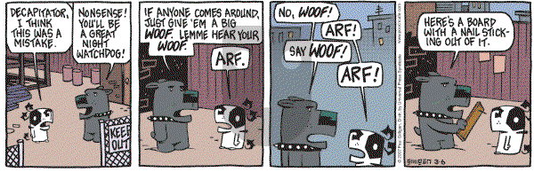 Pooch Cafe on Tuesday March 6, 2007 Comic Strip