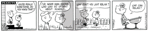 Peanuts - Tuesday September 7, 1971 Comic Strip