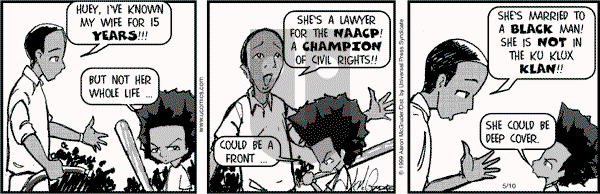 The Boondocks on Wednesday December 11, 2013 Comic Strip