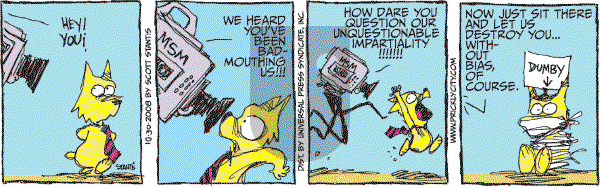 Prickly City on Thursday October 30, 2008 Comic Strip