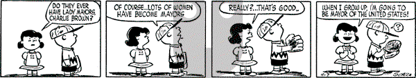 Peanuts - Thursday April 7, 1955 Comic Strip