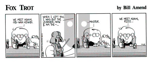 FoxTrot on Monday April 22, 1991 Comic Strip