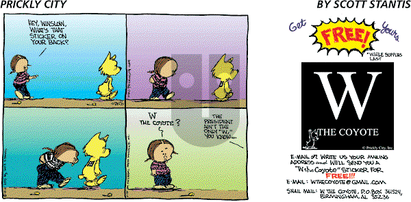 Prickly City on Sunday October 16, 2005 Comic Strip