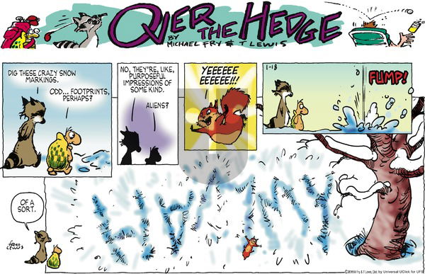 Over the Hedge on Sunday January 18, 2015 Comic Strip
