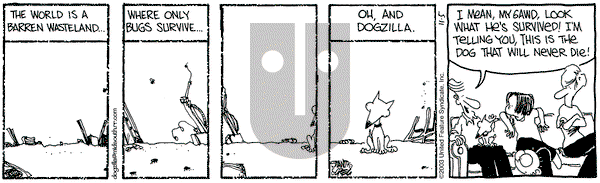 The Buckets on Wednesday November 5, 2003 Comic Strip