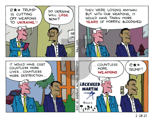Ted Rall on Friday February 28, 2025 Comic Strip