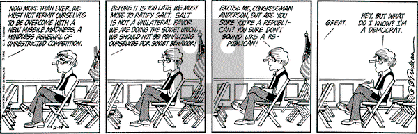 Doonesbury on Thursday February 14, 1980 Comic Strip