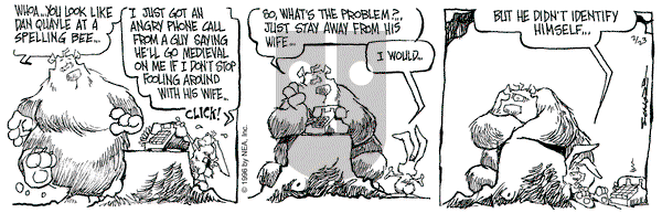 The Grizzwells on Friday February 23, 1996 Comic Strip