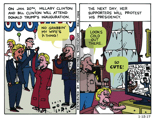 Ted Rall on Friday January 13, 2017 Comic Strip