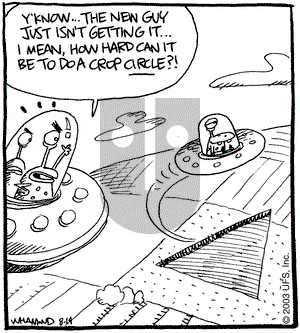 Reality Check on Thursday August 14, 2003 Comic Strip