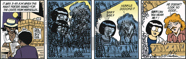 Doonesbury on Monday April 25, 2016 Comic Strip