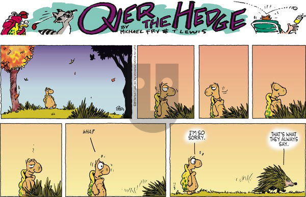 Over the Hedge on Sunday November 3, 2013 Comic Strip